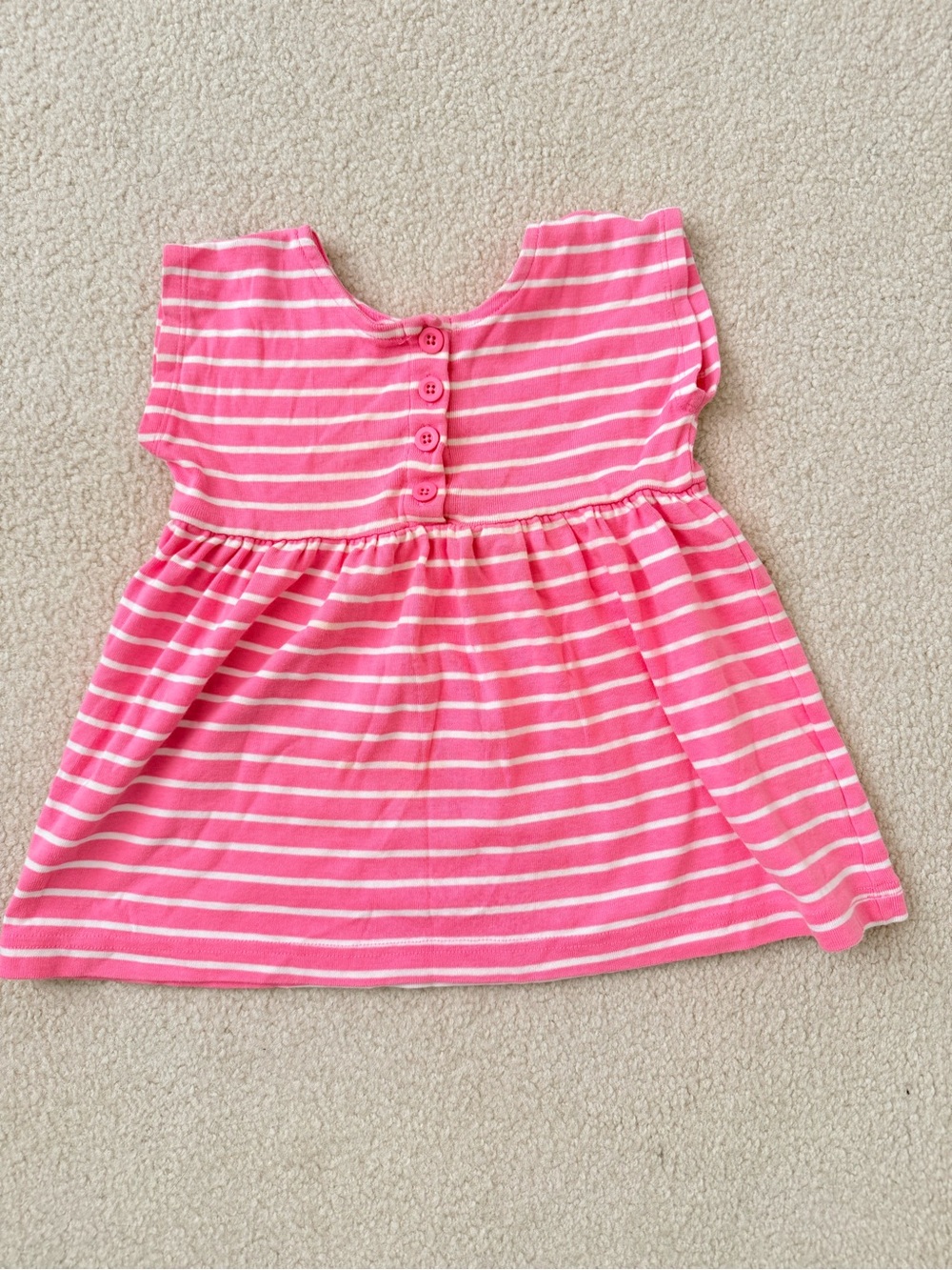 Hanna Andersson Pink and White Striped Play Dress